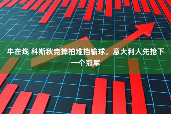 牛在线 科斯秋克摔拍难挡输球，意大利人先抢下一个冠军