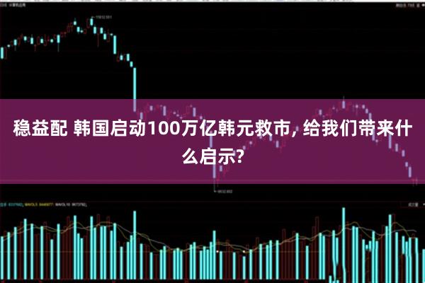 稳益配 韩国启动100万亿韩元救市, 给我们带来什么启示?