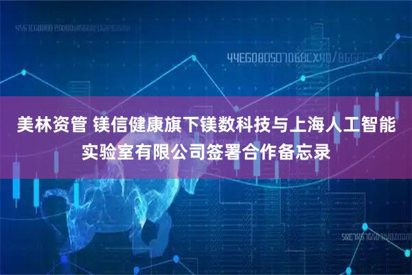 美林资管 镁信健康旗下镁数科技与上海人工智能实验室有限公司签署合作备忘录