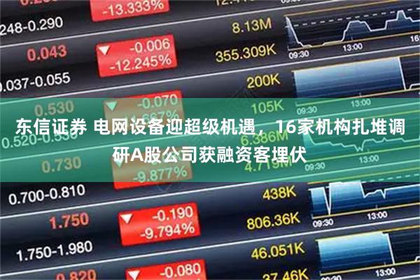 东信证券 电网设备迎超级机遇，16家机构扎堆调研A股公司获融资客埋伏
