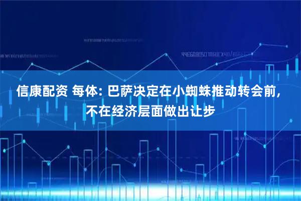 信康配资 每体: 巴萨决定在小蜘蛛推动转会前, 不在经济层面做出让步